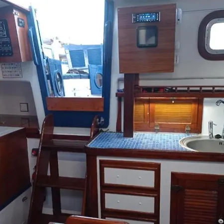 Vintage And Cozy Sailing Boat In Botel