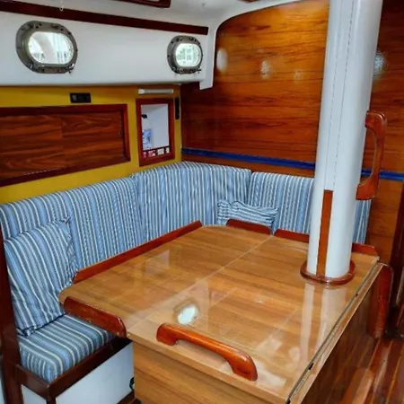 Vintage And Cozy Sailing Boat In